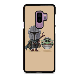 BABY YODA AND MANDALORIAN STAR WARS CUTE Samsung Galaxy S9 Plus Case Cover