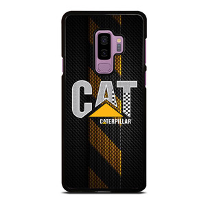 CATERPILLAR TRACTOR LOGO YELLOW METAL TRIPE Samsung Galaxy S9 Plus Case Cover