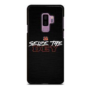 CINCINNATI BENGALS LOGO FOOTBALL TEAM SEIZE THE DEY Samsung Galaxy S9 Plus Case Cover