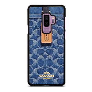 COACH NEW YORK LOGO JEANS BAG Samsung Galaxy S9 Plus Case Cover