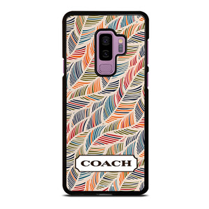 COACH NEW YORK LOGO MONOGRAM SEAMLESS PATTERN Samsung Galaxy S9 Plus Case Cover