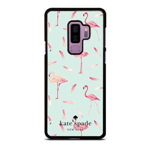 KATE SPADE NEW YORK LOGO FLAMINGOS Samsung Galaxy S9 Plus Case Cover