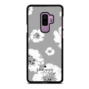 KATE SPADE NEW YORK LOGO FLORAL GRAY Samsung Galaxy S9 Plus Case Cover