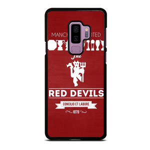 MANCHESTER UNITED FC LOGO FOOTBALL RED DEVILS Samsung Galaxy S9 Plus Case Cover