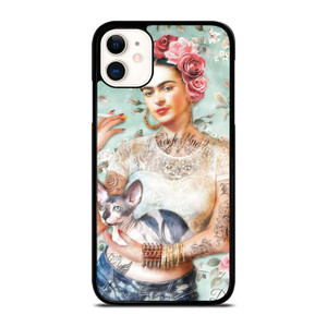 FRIDA KAHLO TATTOO iPhone 11 Case Cover FRIDA KAHLO TATTOO iPhone 11 Case Cover