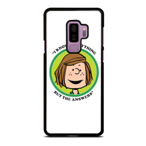PEPPERMINT PATTY THE PEANUTS Samsung Galaxy S9 Plus Case Cover