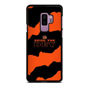 SEIZE THE DEY CINCINNATI BENGALS LOGO FOOTBALL TEAM Samsung Galaxy S9 Plus Case Cover