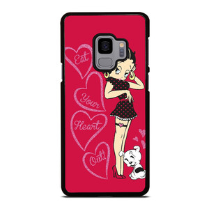 BETTY BOOP EAT YOUR HEART Samsung Galaxy S9 Case Cover