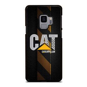 CATERPILLAR TRACTOR LOGO YELLOW METAL TRIPE Samsung Galaxy S9 Case Cover