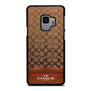 COACH NEW YORK ICON BROWN LOGO Samsung Galaxy S9 Case Cover