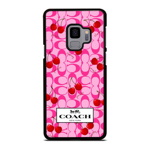 COACH NEW YORK LOGO CHERRY ICON Samsung Galaxy S9 Case Cover