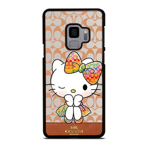 COACH NEW YORK LOGO HELLO KITTY Samsung Galaxy S9 Case Cover
