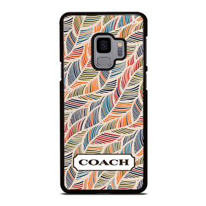 COACH NEW YORK LOGO MONOGRAM SEAMLESS PATTERN Samsung Galaxy S9 Case Cover