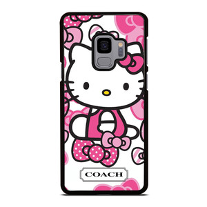 HELLO KITTY COACH NEW YORK PINK Samsung Galaxy S9 Case Cover