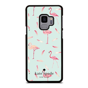 KATE SPADE NEW YORK LOGO FLAMINGOS Samsung Galaxy S9 Case Cover