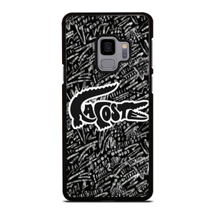 LACOSTE LOGO BLACK AND WHITE Samsung Galaxy S9 Case Cover