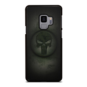 PUNISHER LOGO METAL CARBON Samsung Galaxy S9 Case Cover