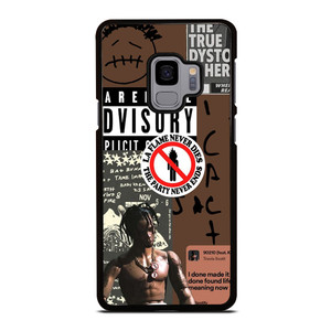 TRAVIS SCOTT RAPPER PARENTAL ADVISORY Samsung Galaxy S9 Case Cover