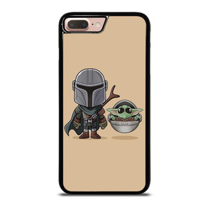 BABY YODA AND MANDALORIAN STAR WARS CUTE iPhone 7 / 8 Plus Case Cover