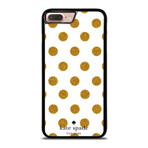 KATE SPADE NEW YORK LOGO GOLDEN POLKADOTS iPhone 7 / 8 Plus Case Cover KATE SPADE NEW YORK LOGO GOLDEN POLKADOTS iPhone 7 / 8 Plus Case Cover