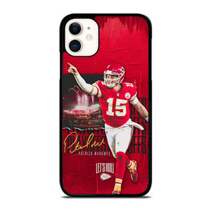 PATRICK MAHOMES KANSAS CITY CHIEFS iPhone 11 Case Cover PATRICK MAHOMES KANSAS CITY CHIEFS iPhone 11 Case Cover
