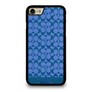 COACH NEW YORK LOGO PATTERN BLUE EMBLEM iPhone 7 / 8 Case Cover
