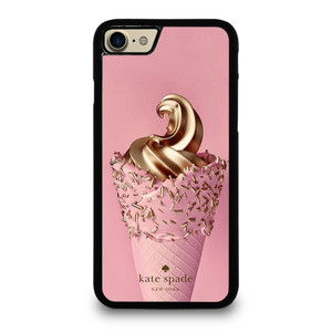 KATE SPADE NEW YORK LOGO GOLDEN ICE CREAM iPhone 7 / 8 Case Cover