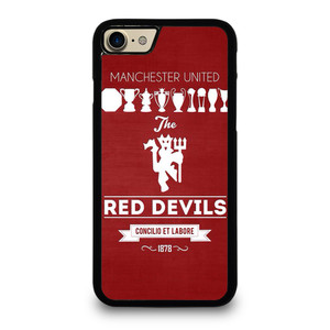 MANCHESTER UNITED FC LOGO FOOTBALL RED DEVILS iPhone 7 / 8 Case Cover