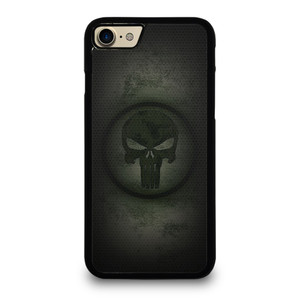 PUNISHER LOGO METAL CARBON iPhone 7 / 8 Case Cover