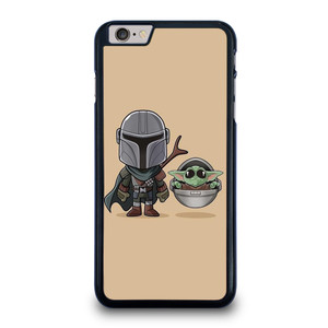 BABY YODA AND MANDALORIAN STAR WARS CUTE iPhone 6 / 6S Plus Case Cover