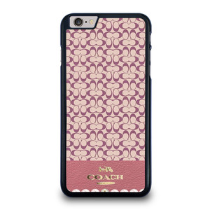 COACH NEW YORK LOGO PINK EMBLEM PATTERN iPhone 6 / 6S Plus Case Cover