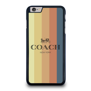COACH NEW YORK LOGO STRIPES iPhone 6 / 6S Plus Case Cover