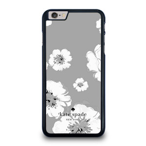 KATE SPADE NEW YORK LOGO FLORAL GRAY iPhone 6 / 6S Plus Case Cover