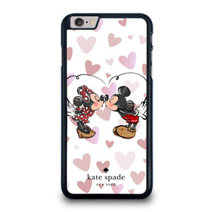 KATE SPADE NEW YORK LOGO MICKEY MINNEY MOUSE DISNEY KISS iPhone 6 / 6S Plus Case Cover