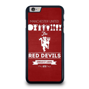MANCHESTER UNITED FC LOGO FOOTBALL RED DEVILS iPhone 6 / 6S Plus Case Cover