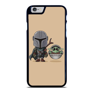 BABY YODA AND MANDALORIAN STAR WARS CUTE iPhone 6 / 6S Case Cover