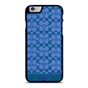 COACH NEW YORK LOGO PATTERN BLUE EMBLEM iPhone 6 / 6S Case Cover