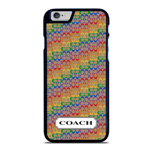 COACH NEW YORK LOGO PATTERN COLORFULI CONS iPhone 6 / 6S Case Cover