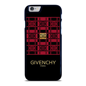 GIVENCHY PARIS LOGO RED GOLD iPhone 6 / 6S Case Cover
