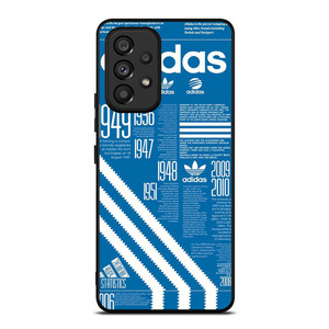 ADIDAS SHOES LOGO BLUE Samsung Galaxy A53 Case Cover