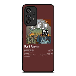 ALL TIME LOW DON'T PANIC 2012 Samsung Galaxy A53 Case Cover
