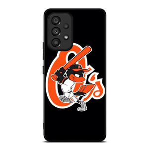 BALTIMORE ORIOLES LOGO BASEBALL TEAM MASCOT Samsung Galaxy A53 Case Cover