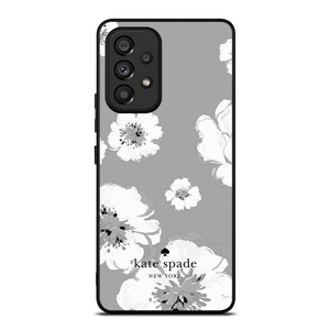 KATE SPADE NEW YORK LOGO FLORAL GRAY Samsung Galaxy A53 Case Cover