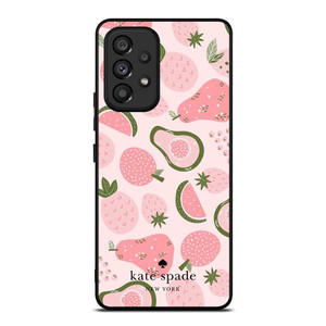 KATE SPADE NEW YORK LOGO FRUITS Samsung Galaxy A53 Case Cover KATE SPADE NEW YORK LOGO FRUITS Samsung Galaxy A53 Case Cover