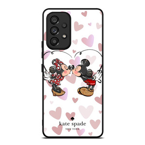 KATE SPADE NEW YORK LOGO MICKEY MINNEY MOUSE DISNEY KISS Samsung Galaxy A53 Case Cover
