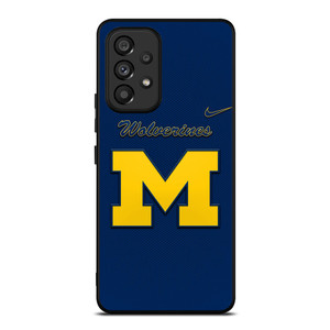 MICHIGAN WOLVERINES LOGO NIKE UNIVERSITY FOOTBALL Samsung Galaxy A53 Case Cover MICHIGAN WOLVERINES LOGO NIKE UNIVERSITY FOOTBALL Samsung Galaxy A53 Case Cover