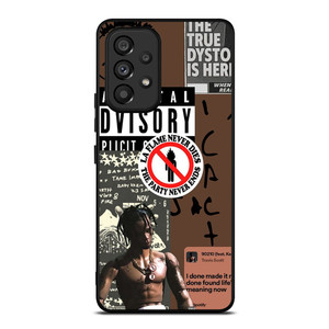 TRAVIS SCOTT RAPPER PARENTAL ADVISORY Samsung Galaxy A53 Case Cover