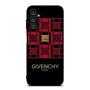 GIVENCHY PARIS LOGO RED GOLD Samsung Galaxy A14 Case Cover