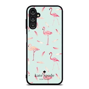 KATE SPADE NEW YORK LOGO FLAMINGOS Samsung Galaxy A14 Case Cover KATE SPADE NEW YORK LOGO FLAMINGOS Samsung Galaxy A14 Case Cover