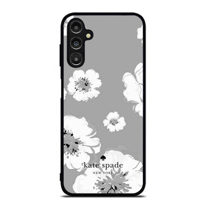 KATE SPADE NEW YORK LOGO FLORAL GRAY Samsung Galaxy A14 Case Cover